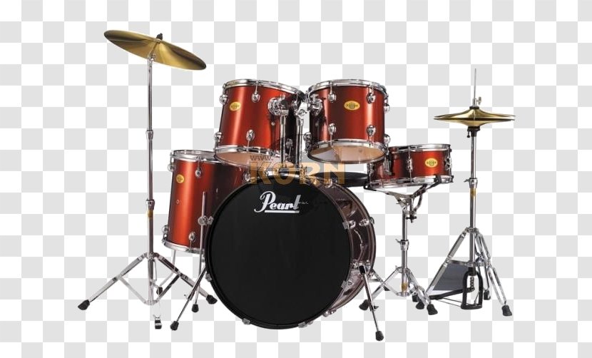 Drum Kits Musical Instruments Pearl Drums Tom-Toms - Silhouette Transparent PNG