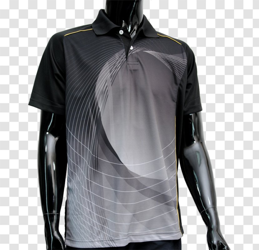 T-shirt Shoulder Sleeve Outerwear - Black M Transparent PNG