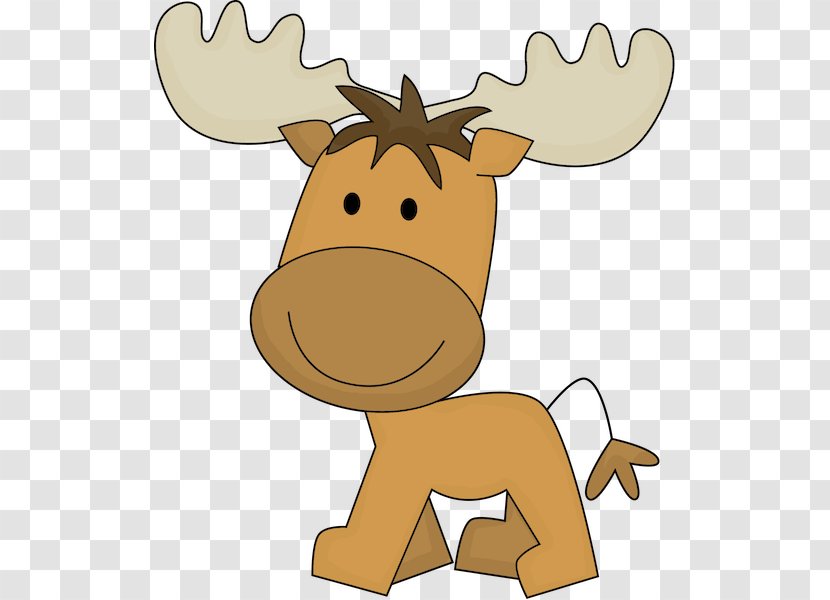 Moose Cuteness Clip Art - Wildlife - Antler Transparent PNG