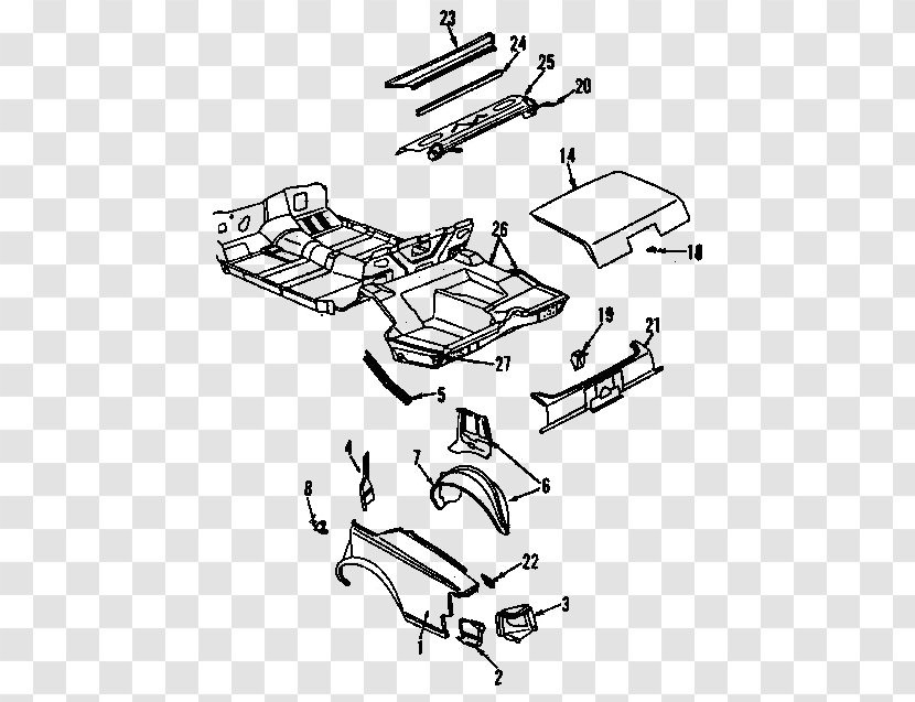 Automotive Design Car Sketch - Area - Cadillac Seville Transparent PNG