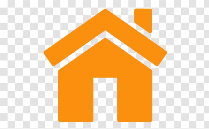 Clip Art Home - Orange - Building Transparent PNG