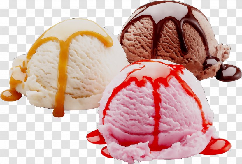Ice Cream Cones Sundae Neapolitan - Cake - Cuisine Transparent PNG