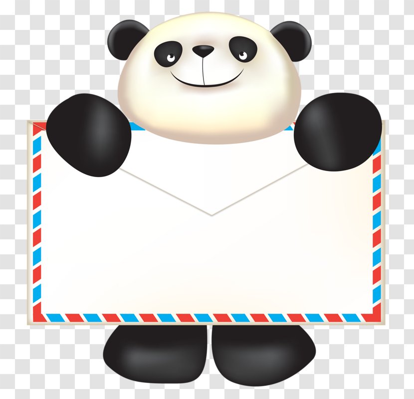 Giant Panda Clip Art - Cuteness - Envelope Transparent PNG