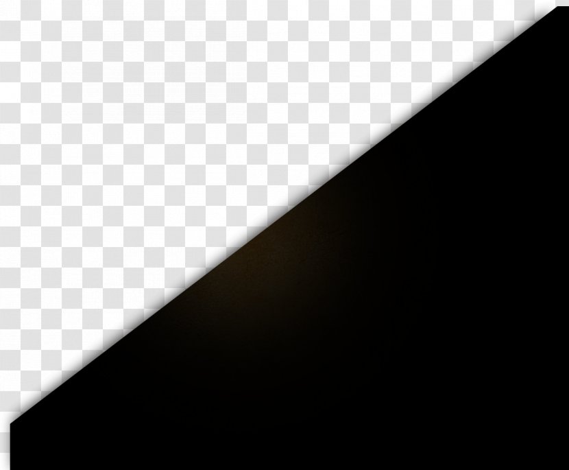 Angle Shadow Shape - Monochrome Transparent PNG