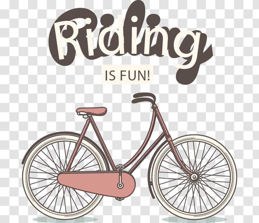 Bicycle Wheel - Racing - Hand Drawn Vintage Monogram Transparent PNG