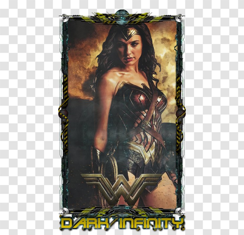 Wonder Woman Gal Gadot Hollywood Poster Film - Fictional Character Transparent PNG