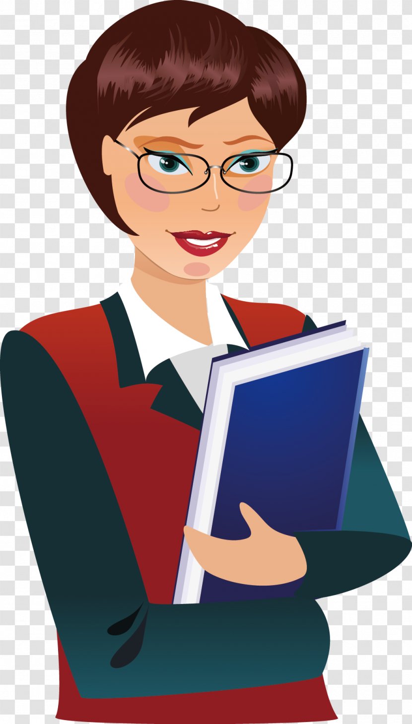 Advertising Computer File - Flower - Wearing Glasses And Holding Short Hair Girls Transparent PNG