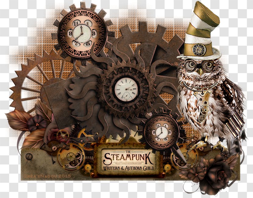 Steampunk Tutorial Punk Subculture PaintShop Pro PSP - Owl - Annouce Transparent PNG