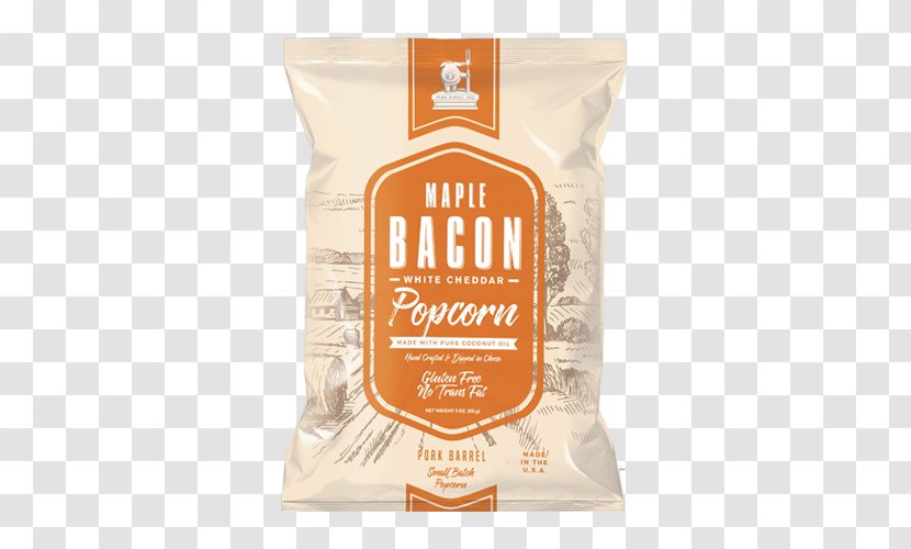 Bacon Barbecue Cheddar Cheese Popcorn Ingredient - Cart Transparent PNG