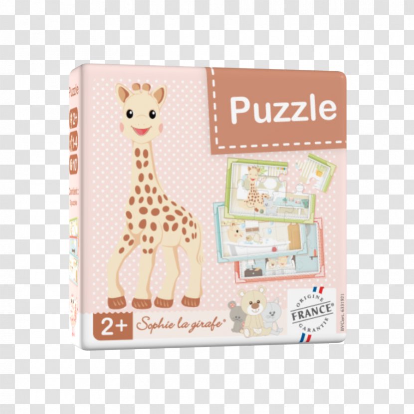 Sophie The Giraffe Jigsaw Puzzles Dominoes Toy - Paper Product Transparent PNG