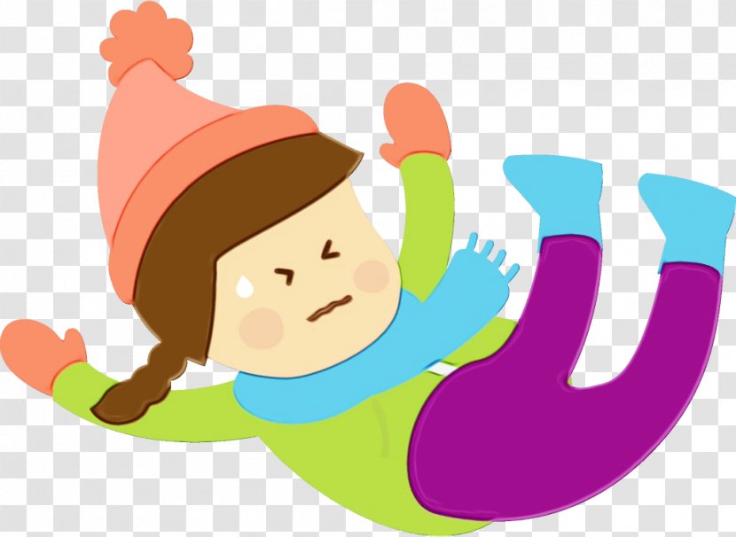 Cartoon Child Finger Fun Happy - Wet Ink - Recreation Thumb Transparent PNG