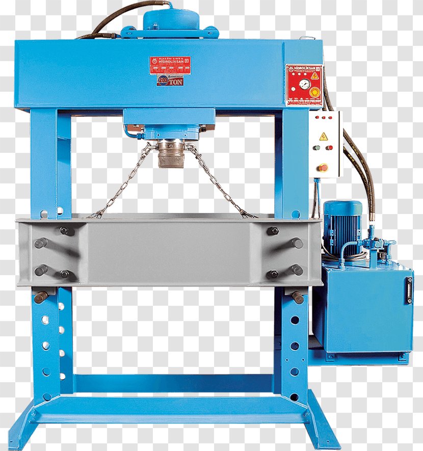 Hydraulic Press Hydraulics Machine Machinery Motor - Engine Transparent PNG
