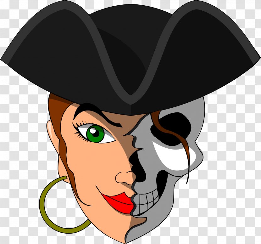 Piracy Steampunk Cowboy Hat Nose - Face - Pirate Vector Transparent PNG