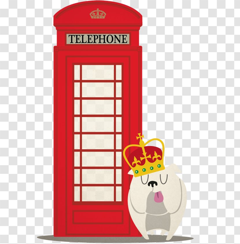 Red Telephone Box Booth Mobile Phones - Payphone Transparent PNG