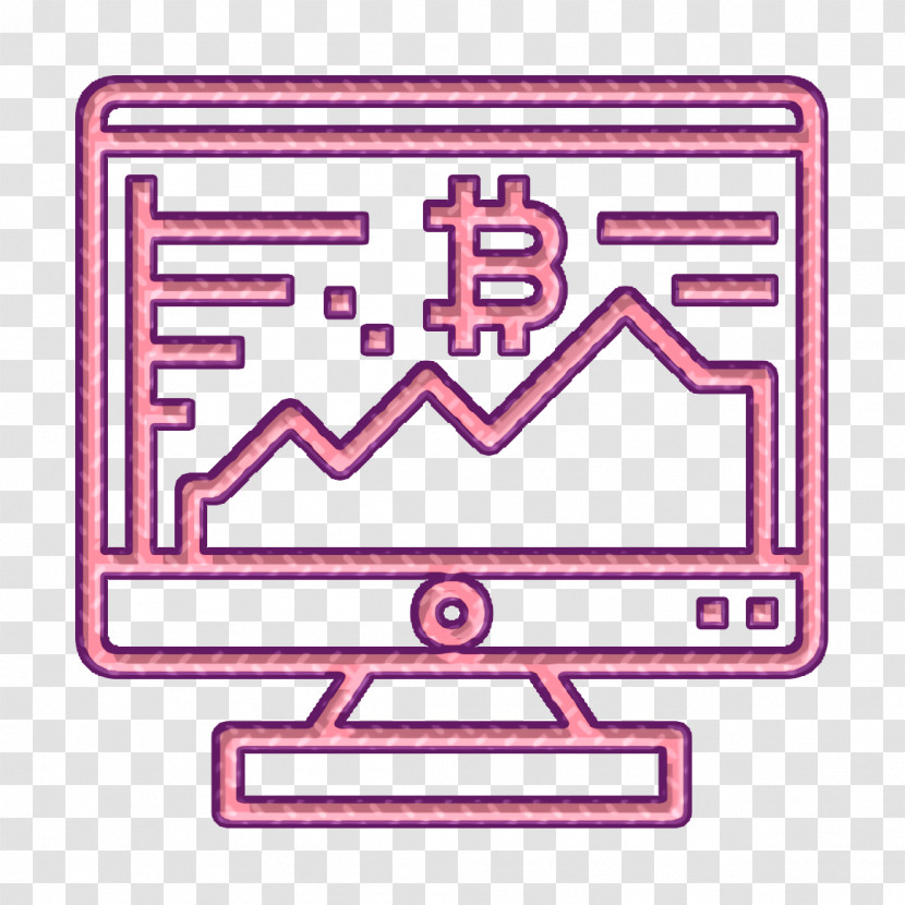 Stock Icon Bitcoin Icon Transparent PNG