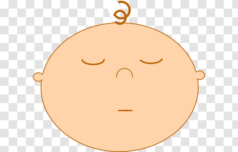 Smiley Infant Clip Art - Cartoon - Baby Sleep Transparent PNG