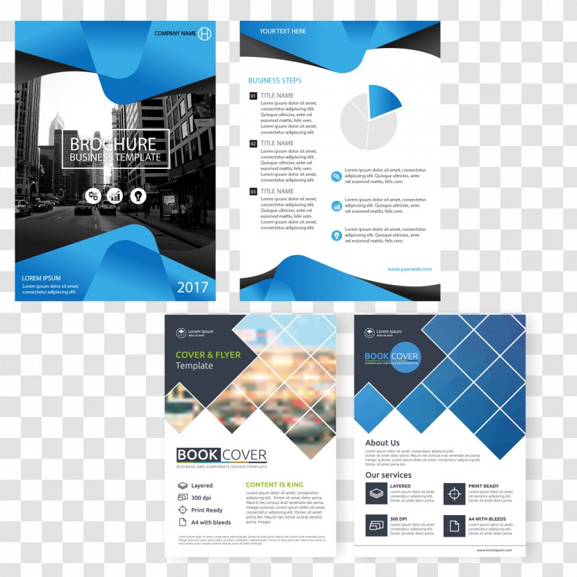 Brochure Book Cover Flyer Page Layout - Advertising Transparent PNG