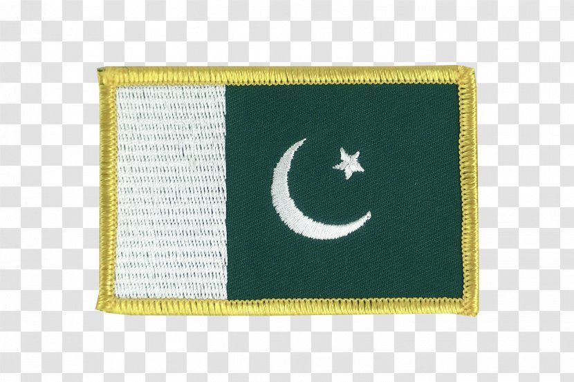 Flag Of Pakistan Pakistanis Fahne - Patch - Bunting Transparent PNG