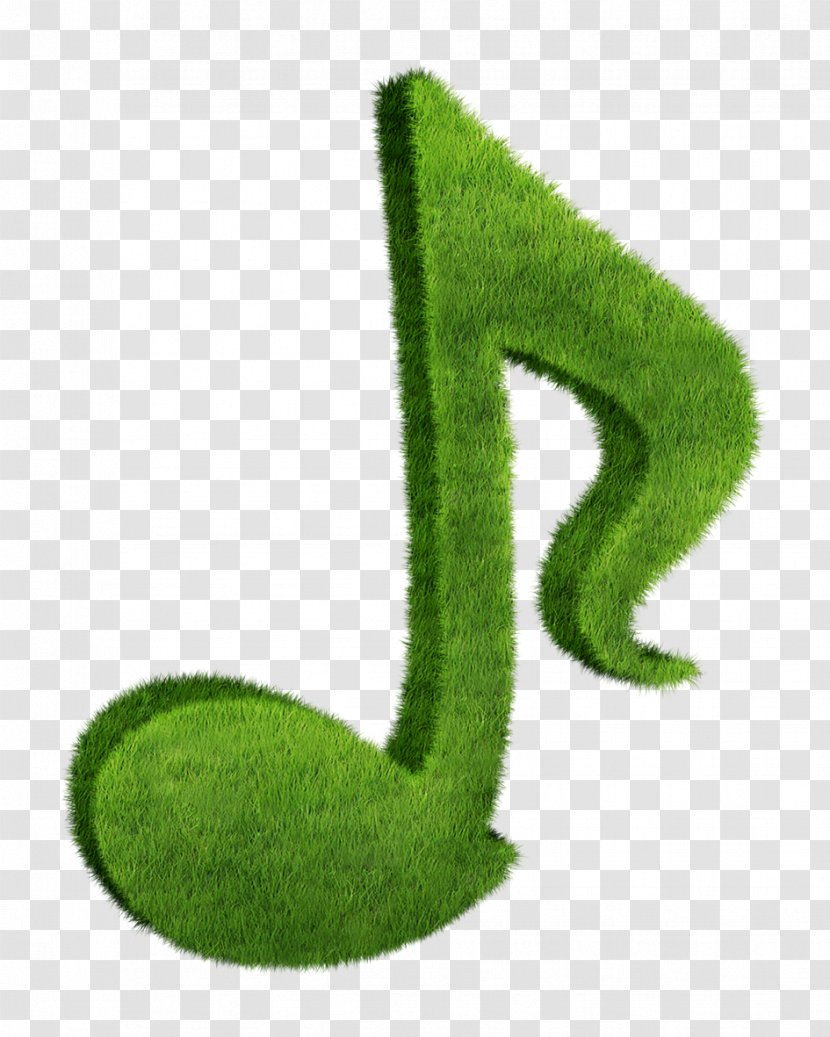 Microphone Musical Note Green - Silhouette - Creative Notes Transparent PNG