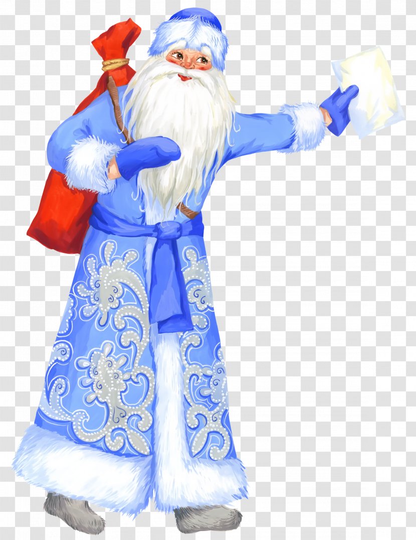 Ded Moroz Snegurochka New Year Tree Santa Claus - Christmas Transparent PNG
