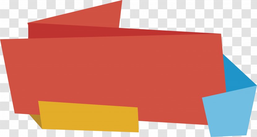 Billboard - Rectangle - Red Ribbon Transparent PNG