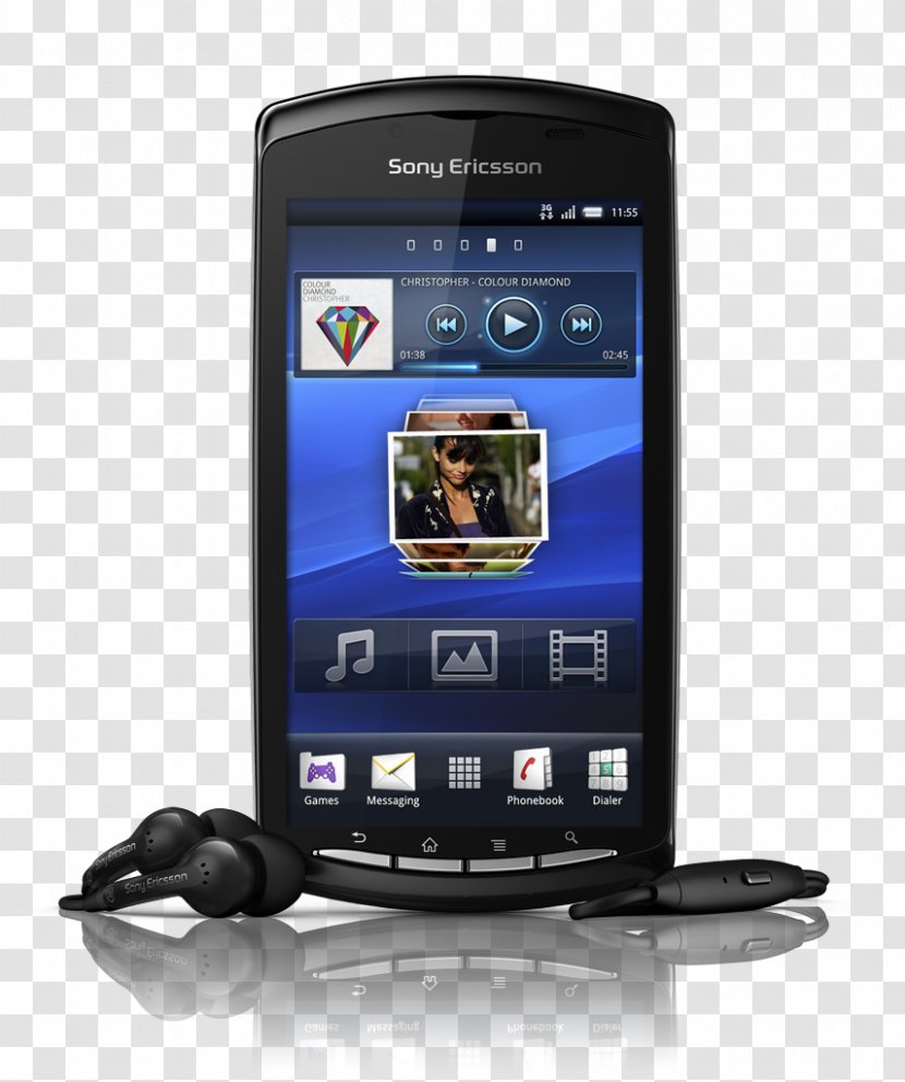 Sony Ericsson Xperia Arc S Mobile World Congress Smartphone Telephone Android - Portable Communications Device - Play Transparent PNG