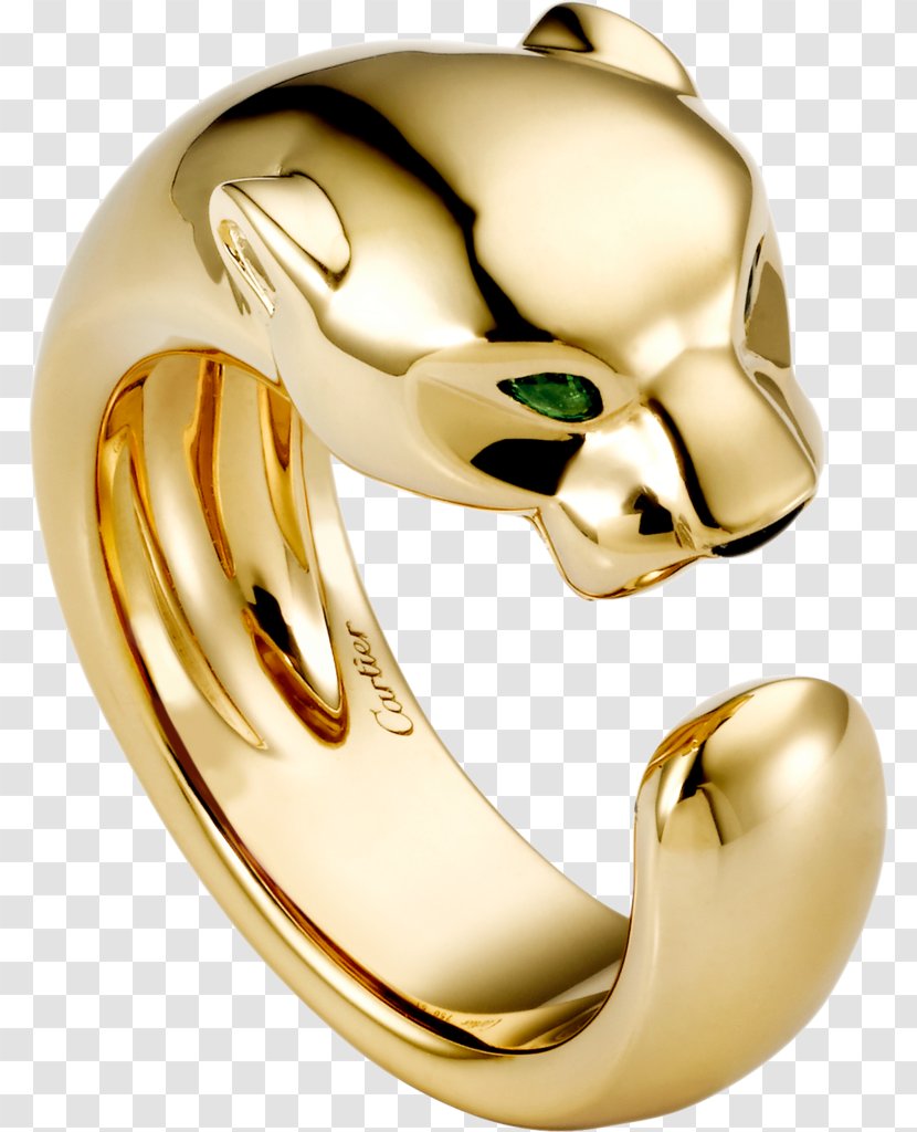 cartier gold leopard ring