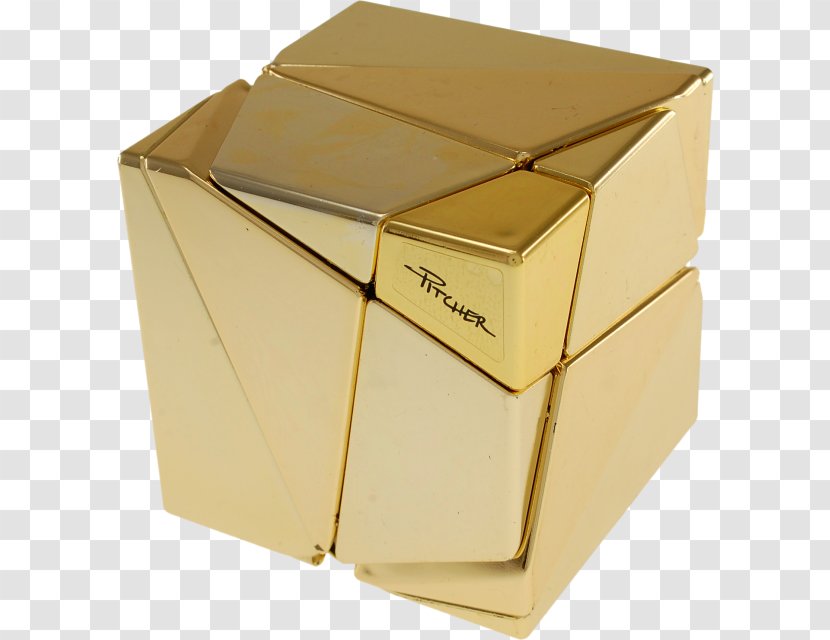 Clear Box Business Rubik's Cube Pyraminx - Metalized Transparent PNG