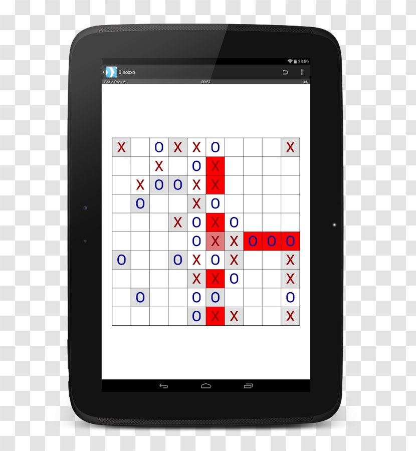 Binoxxo Game Binary Sudoku Tablet Computers Android - Technology Transparent PNG