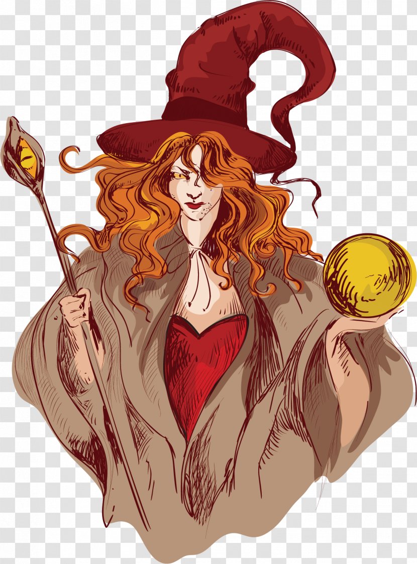 My Favorite Halloween Recipes Drawing Boszorkxe1ny Illustration - Holiday - Mighty Witch Transparent PNG