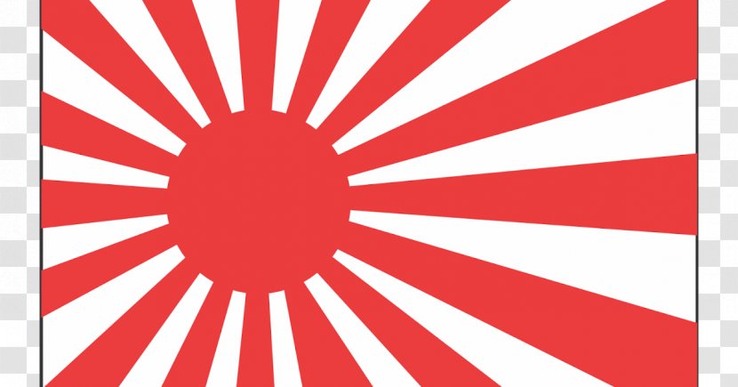 Flag Of Japan Rising Sun - Sticker Transparent PNG