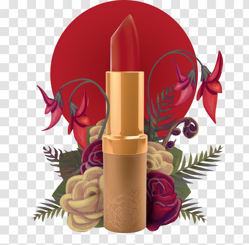 Lipstick Red Cosmetics Pink Lip Care - Liquid Material Property Transparent PNG