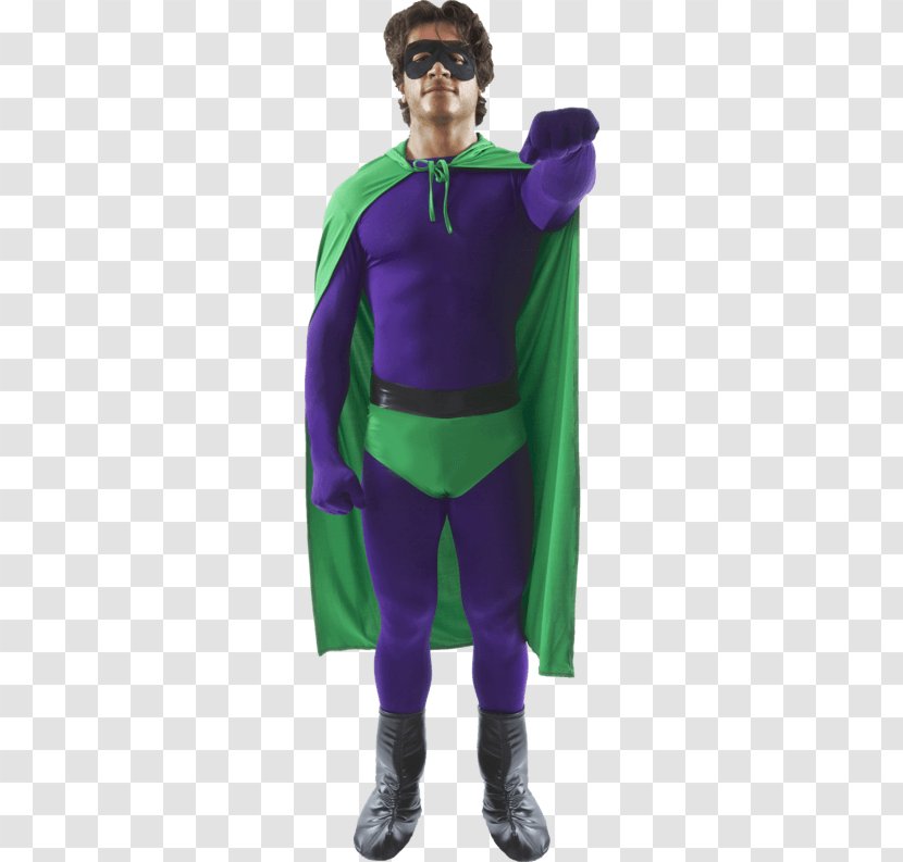 Superhero Costume Purple - Cape Transparent PNG