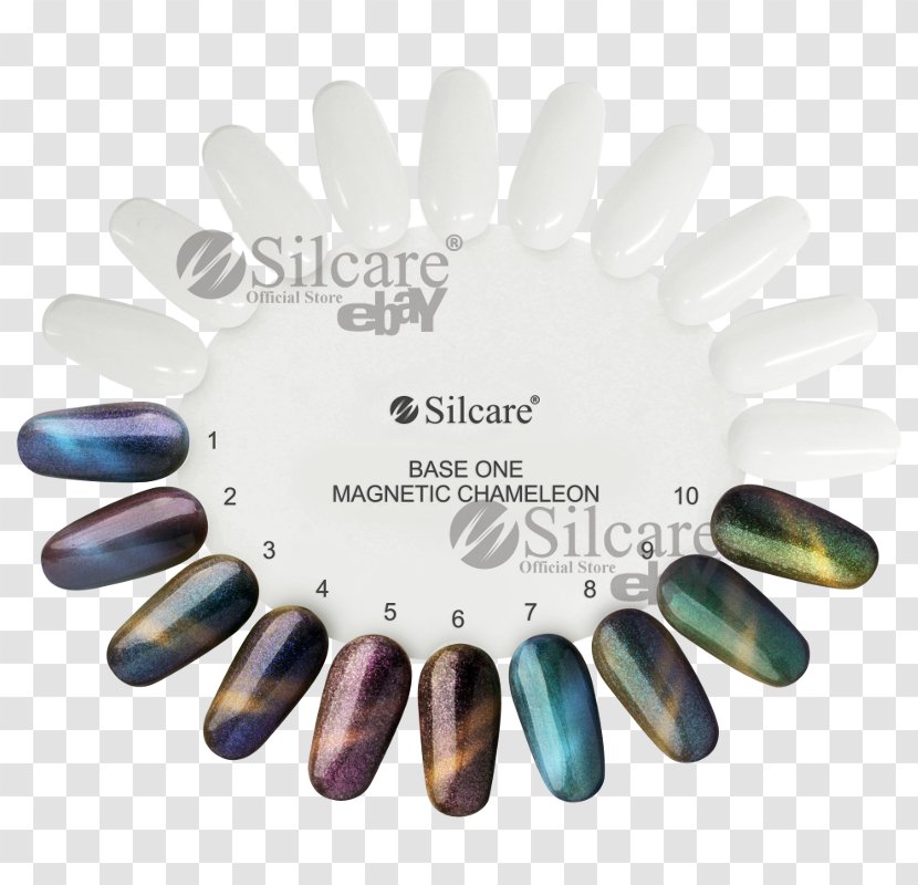 Gel Nails Color Eye Craft Magnets - Ultraviolet - Nail Transparent PNG