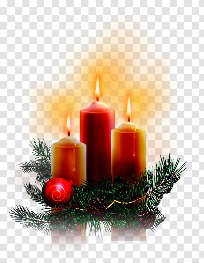 Christmas Tree Candle Clip Art - Wax - Candles Transparent PNG