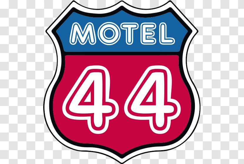 U.S. Route 66 Drawing - Pink - Motel Transparent PNG