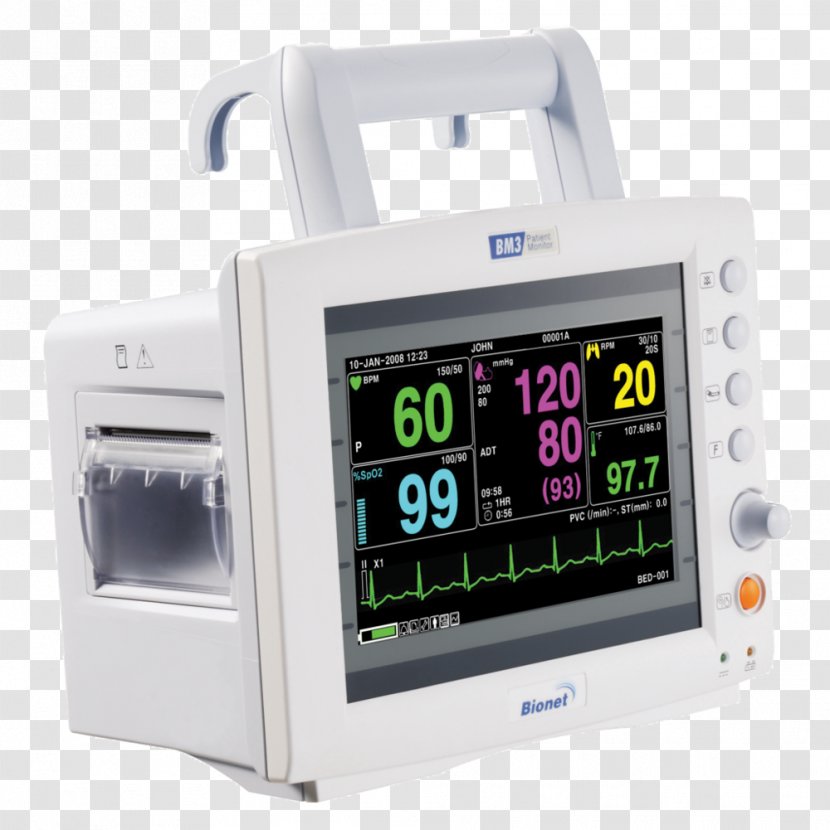 Vital Signs Monitoring Electrocardiography Pulse Oximetry Medical Equipment - Veterinarian - Ecg Monitor Transparent PNG