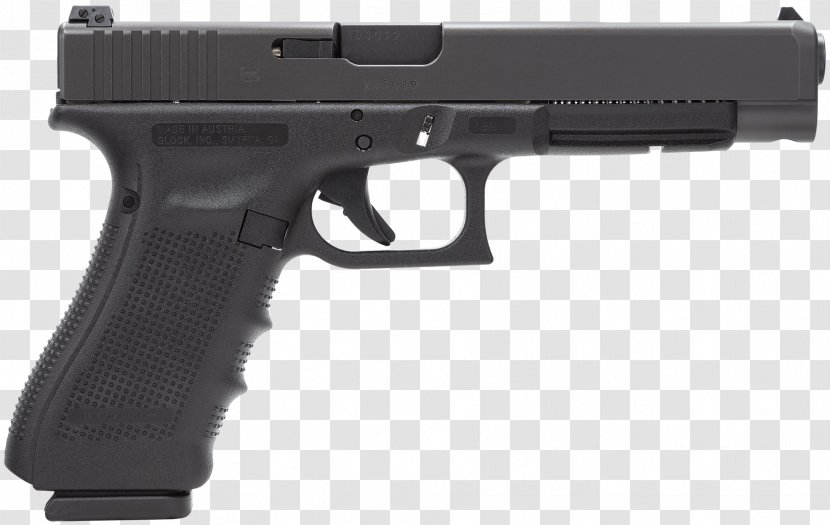 Glock 22 .40 S&W Ges.m.b.H. GLOCK 17 - Ranged Weapon - Semiautomatic Pistol Transparent PNG