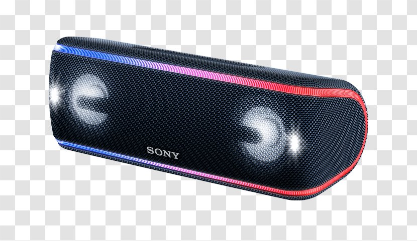 Wireless Speaker Sony SRS-XB41 Bluetooth Aux Loudspeaker Corporation - Bass - Led Headset Transparent PNG