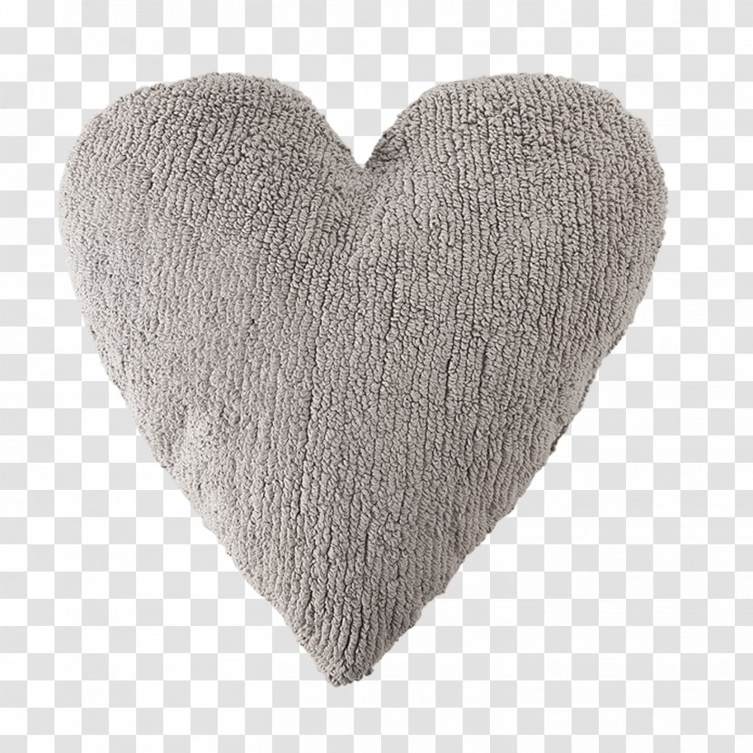 Cushion Throw Pillows Carpet Grey - Heart - Pillow Transparent PNG