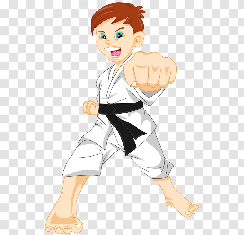Karate Cartoon Stock Photography Illustration - Flower - Boy Momentum Transparent PNG