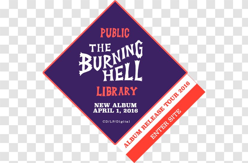 Public Library The Burning Hell Compact Disc - Label Transparent PNG
