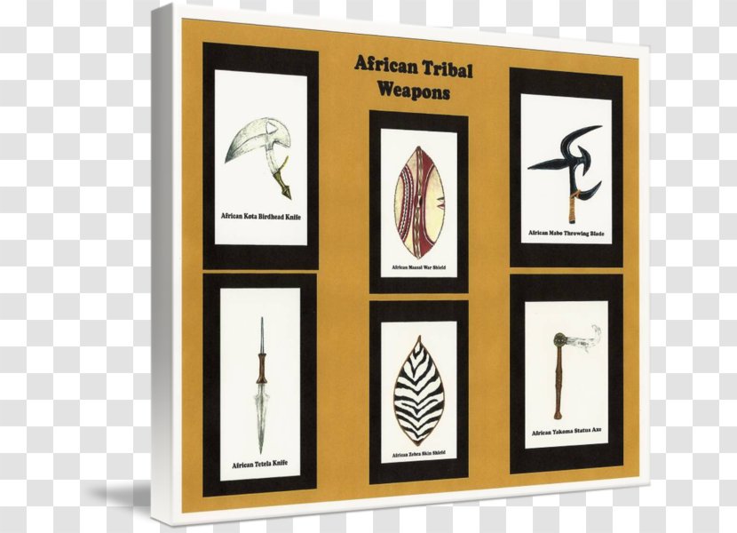 Furniture Picture Frames Brand Font - African Tribes Transparent PNG