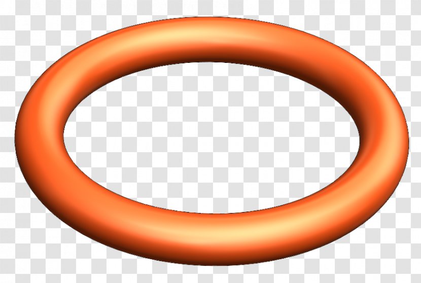 O-ring Silicone Rubber Seal Medical Grade - Washer - Orange Ring Transparent PNG