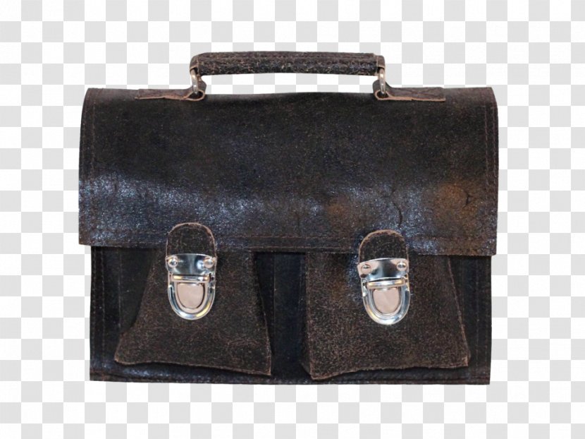 Briefcase Leather Handbag Metal - Schoolbag Transparent PNG