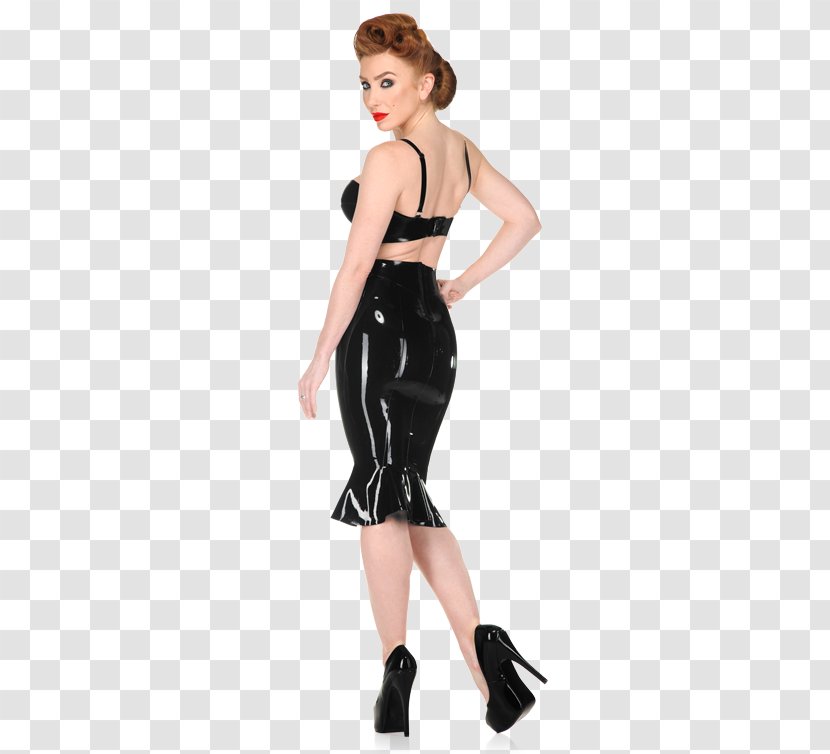 Cocktail Dress Fashion LaTeX - Watercolor Transparent PNG