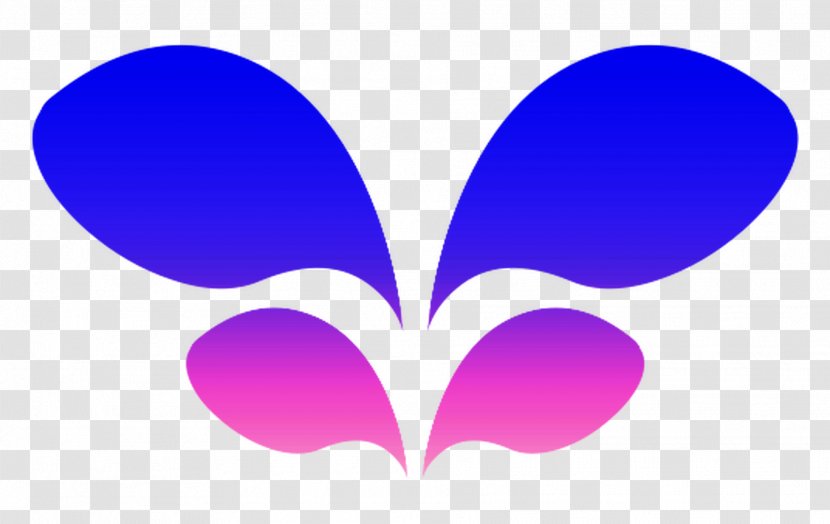 Clip Art Purple Line Heart Love My Life - Symbol Transparent PNG