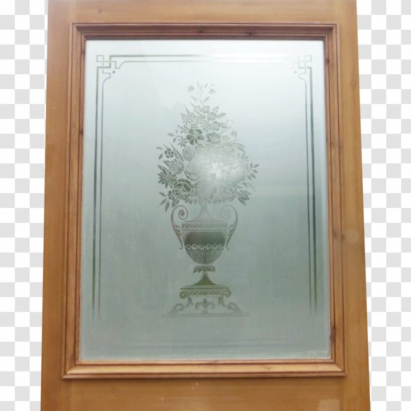 Window Glass Etching Door - Fiberglass - Frosted Transparent PNG