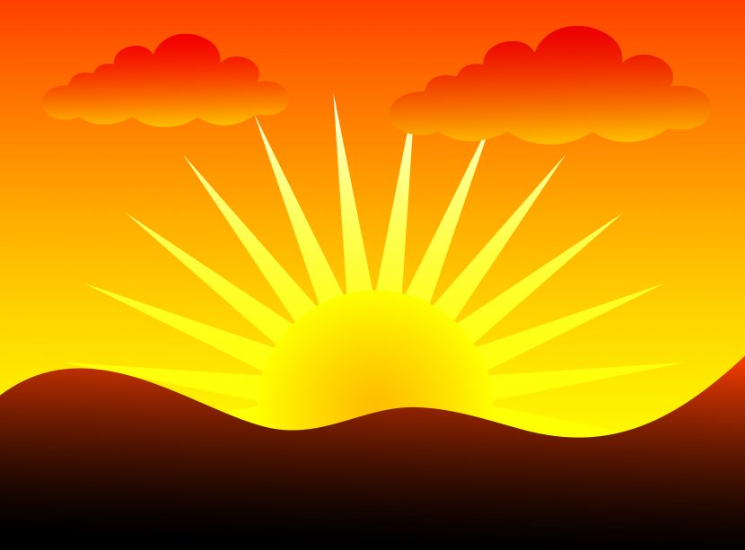 Sky Sunrise Computer Wallpaper - Sun - Chesapeake Cliparts Transparent PNG