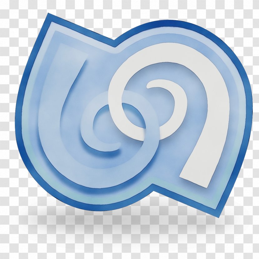 Logo Font Symbol Clip Art Electric Blue - Paint Transparent PNG